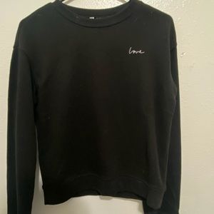 Long sleeve “love” sweatshirt